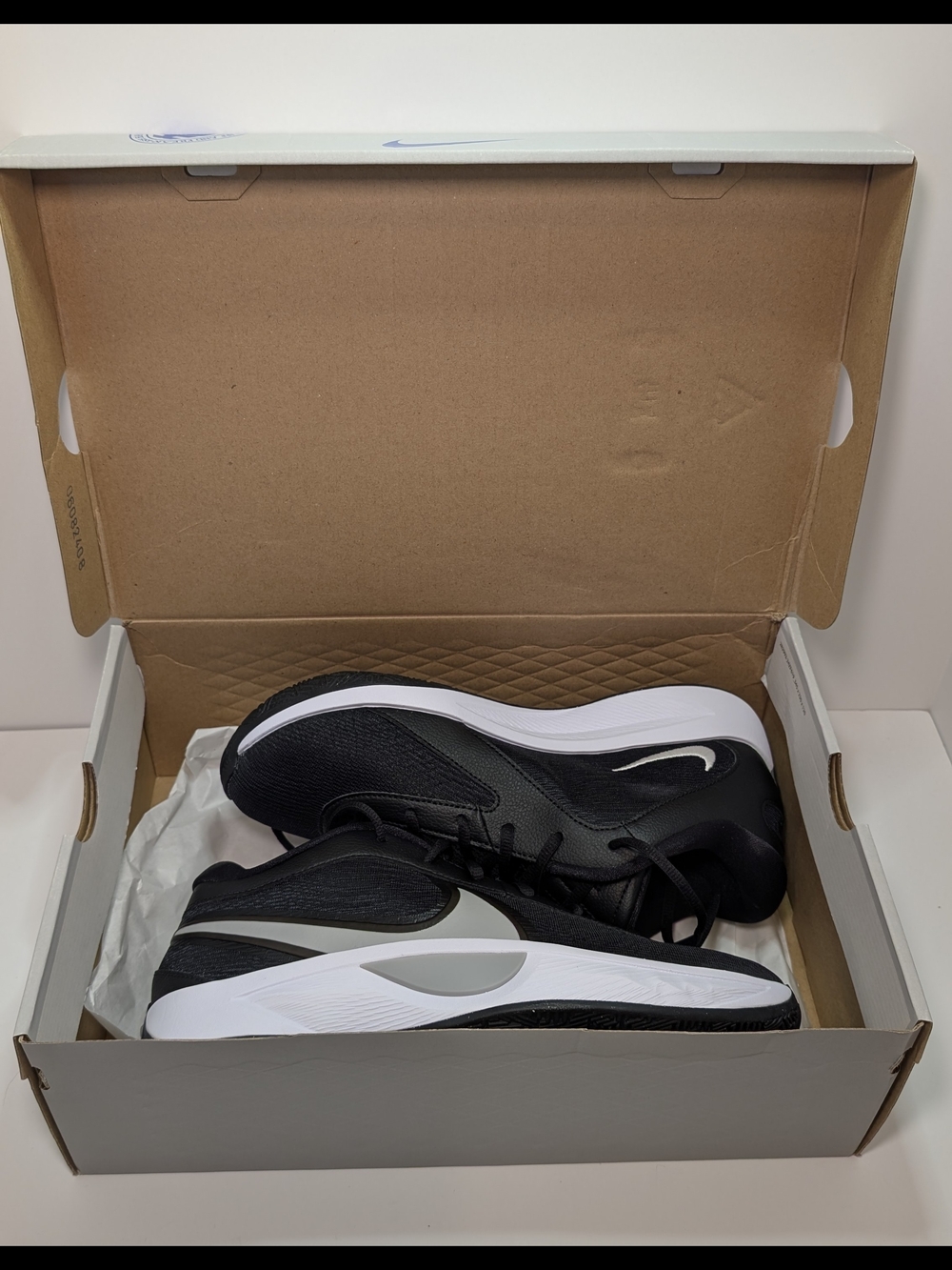 Nike Men's Giannis Freak 6 'Black White' | Black Basketball Shoes | Size 8.5 - Picture 8 of 8